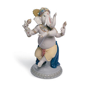 Dancing Ganesha Figurine, medium